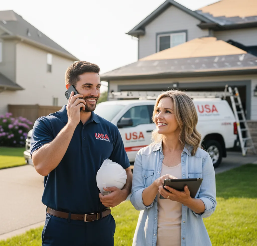 USA Roof Repair Experts customer support in Mabscott